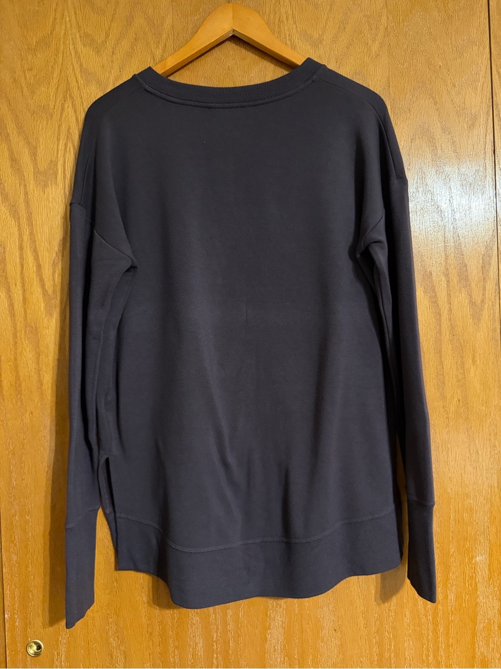 Athleta dark purple Crewneck Pullover Sweater